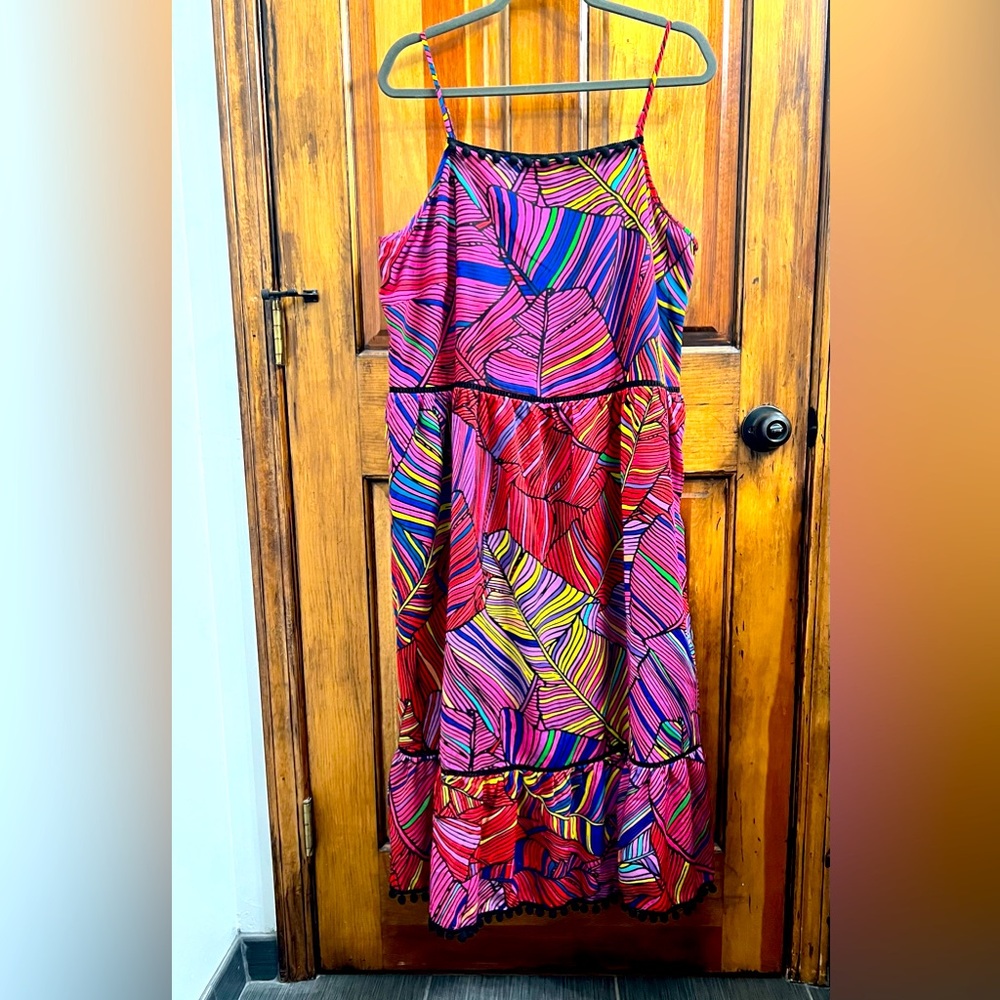 Catherine Malandrino Vibrant Multicolor Abstract Dress
